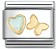 Nomination Classic Gold Double Butterfly Shape White Opal Charm
