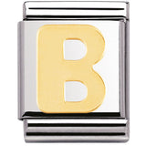 Nomination Big Size Gold Initial Charm SALE