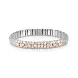 Nomination Extension Bubbles Luxe Bracelet, Stainless Steel 9ct Rose Gold