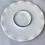 Sterling Silver Handmade Flat Profile Round Bangle 7mm