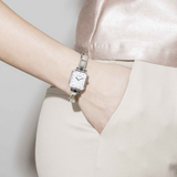 Nomination Rectangular Mother of Pearl Watch with Numerals