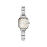 Nomination Rectangular White Marble Watch