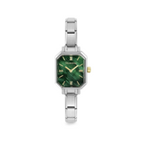 Nomination Rectangular Malachite Green Watch