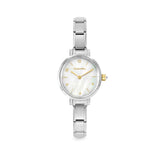 Nomination Oval Mother of Pearl Watch with Gold Detail