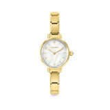 Nomination Oval Gold Colour Mother of Pearl Watch