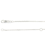 18ct White Gold Diamond Solitaire Pear Shape Pendant 0.25ct