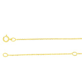 9ct Yellow Gold Pearl & Diamond Twist Wishbone Pendant 6.5mm