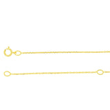 9ct Yellow Gold Diamond Trio Heart Pendant 0.25ct