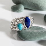 Kit Heath Coast Azure Grande Gemstone Ring