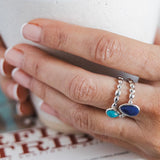 Kit Heath Coast Azure Grande Gemstone Ring