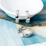 Kit Heath Coast Pebble Glisten Pavé Ring
