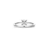 Ti Sento Sterling Silver Classic Solitaire CZ Ring 5mm