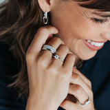 Ti Sento Sterling Silver Classic Solitaire CZ Ring 5mm