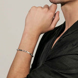 Nomination Manvision Paperclip Chain Bracelet, Stainless Steel CZ