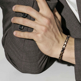 Nomination Virtus Code Bracelet, Stainless Steel Gold PVD Black Ceramic