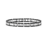 Nomination Virtus Code Bracelet, Stainless Steel Black