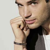 Nomination Virtus Code Bracelet, Stainless Steel Black