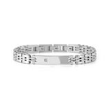 Nomination Virtus Code Bar Bracelet, Stainless Steel Diamond
