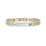 Nomination Virtus Code Bar Bracelet, Stainless Steel Gold PVD & Diamond