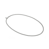 Nomination Virtus Code Curb Chain Necklace, Stainless Steel Diamond