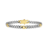 Nomination Bold Steel Curb Bracelet, Stainless Steel & Gold Colour