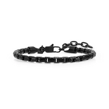 Nomination Bold Steel Venetian Bracelet, Stainless Steel Satin Black