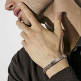 Nomination Bold Steel Chunky Bar Bracelet, Stainless Steel 8mm