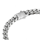 Nomination Bold Steel Chunky Bar Bracelet, Stainless Steel 8mm