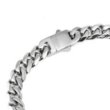 Nomination Bold Steel Chunky Bar Bracelet, Stainless Steel 10mm