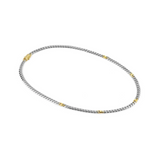 Nomination Bold Steel Curb Chain Necklace, Stainless Steel & Gold Colour