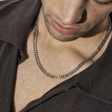 Nomination Bold Steel Curb Chain Necklace, Stainless Steel & Gold Colour