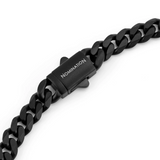 Nomination Bold Steel Curb Chain Necklace, Stainless Steel Black & Gold