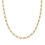 Nomination Bold Steel Figaro Necklace, Stainless Steel Gold Colour