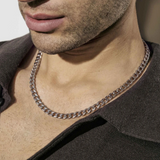 Nomination Bold Steel Chunky Curb Chain Necklace, Stainless Steel