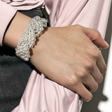 Nomination Wear&Style Multi Strand Woven Pearl Bracelet, Stainless Steel
