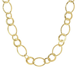 Nomination Wear&Style Hammered Chain Long Necklace, Stainless Steel Gold Colour