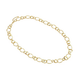 Nomination Wear&Style Hammered Chain Long Necklace, Stainless Steel Gold Colour