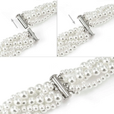 Nomination Wear&Style Multi Strand Woven Pearl Necklace, Stainless Steel