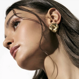 Nomination Wear&Style Statement Knot Earrings, Stainless Steel Gold Colour
