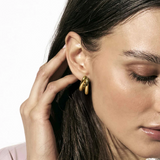 Nomination Wear&Style Double Strand Earrings, Stainless Steel Gold Colour