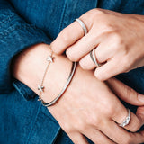 Ti Sento Sterling Silver Classic Tennis CZ Ring 3mm
