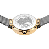 Bering Solar White Gold Silver 26mm Case Watch