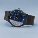 Bering Solar Blue Black 40mm Case Watch