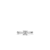 Ti Sento Sterling Silver Classic Solitaire Ring 6mm