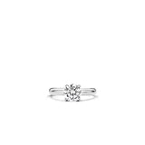 Ti Sento Sterling Silver Classic Solitaire Ring 8mm