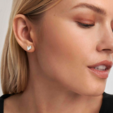 Nomination Colour Wave Pear Shape Earrings, Sterling Silver Rhodium Plated CZ