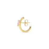 Nomination Colour Wave Aurora Edition Hoop Earrings, Sterling Silver Gold Plated CZ