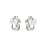 Nomination Colour Wave Aurora Edition Hoop Earrings, Sterling Silver CZ
