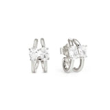 Nomination Colour Wave Aurora Edition Hoop Earrings, Sterling Silver CZ