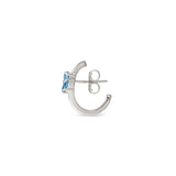 Nomination Colour Wave Aurora Edition Hoop Earrings, Sterling Silver CZ